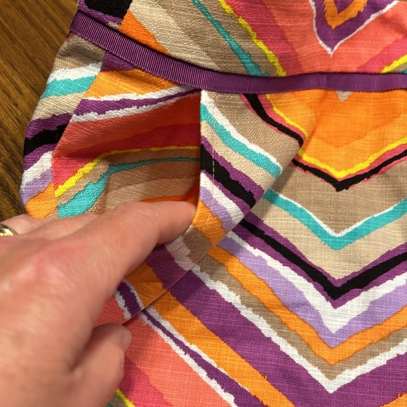 Trina Turk Corbin 2 Multicolor Chevron Short - Picture 8 of 10